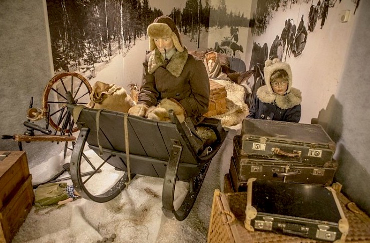 Winter war museum visit in Kuhmo. 